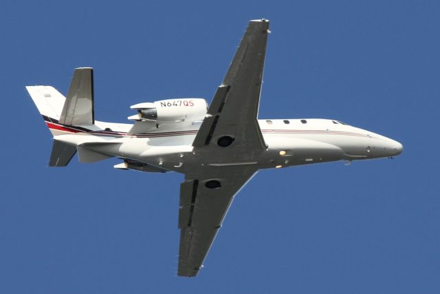 Cessna Citation Excel/XLS (N647QS) - Over Mercer Island, WA