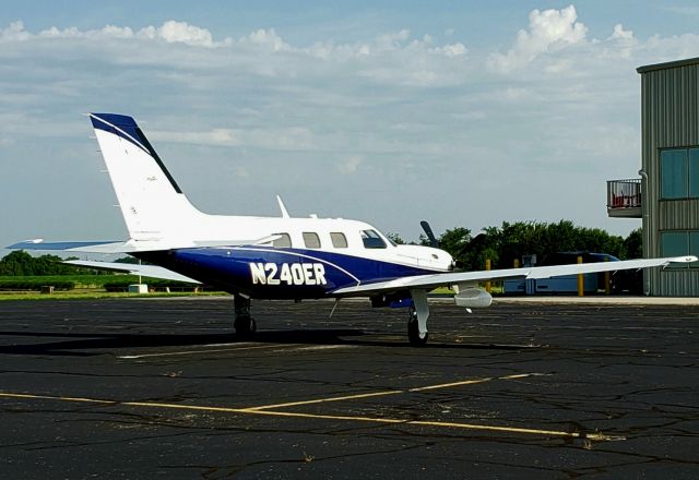 Piper Malibu Meridian (N240ER) - About to depart, snapped a quick capture