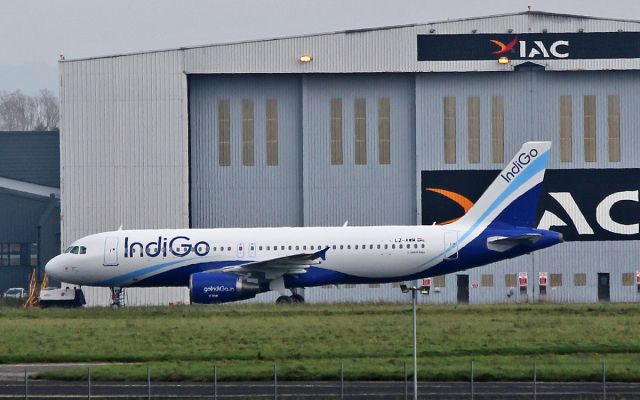 Airbus A320 (LZ-AWM) - indigo (ex-air berlin) a320-214 lz-awm after paint by iac in shannon 27/10/17.