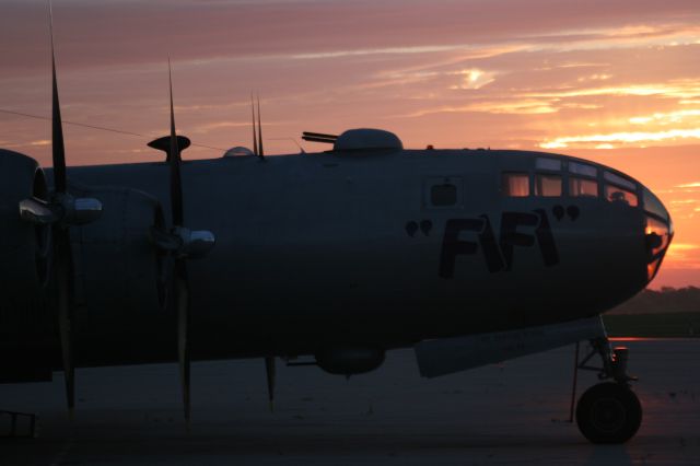 Boeing B-29 Superfortress (NX529B) - Sunrise on FIFI 8-6-13.