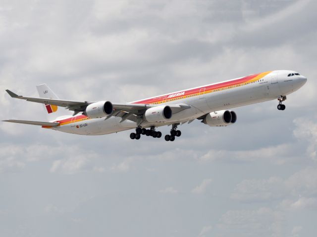 EC-LEU — - Iberias Airbus A340-600. Raw photo courtesy of LEARJETMIAMI - thank you!