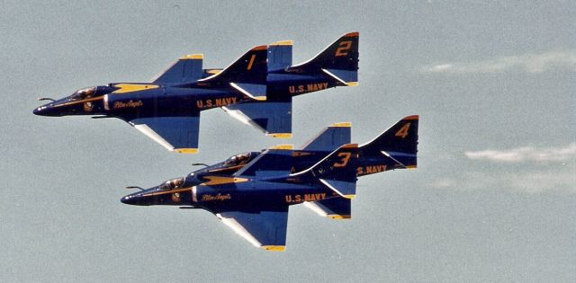 — — - Blue Angels El Centro Airshow circa 1970s