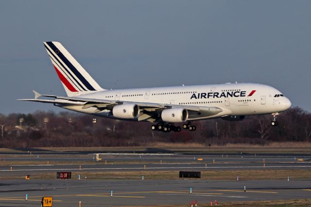 Airbus A380-800 (F-HPJB) - AFR10 just before landing on 22L on the flight from Paris CDG