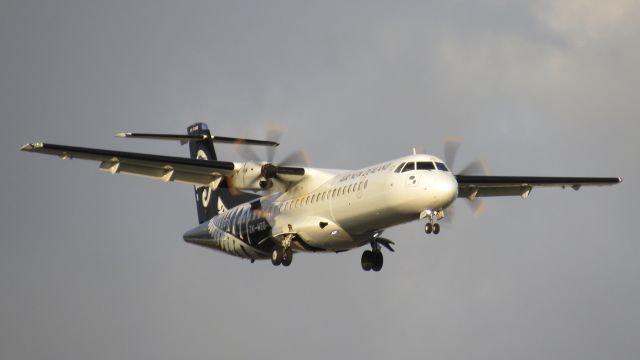 Aerospatiale ATR-72-600 (ZK-MZD) - Air New Zealand's newest ATR on final for NZAA.