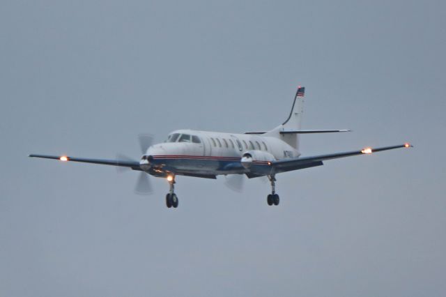 Fairchild Dornier SA-227DC Metro (N746KA) - As you probably know by now, I try to catch the action in all types of weather. I was tracking a few inbound turbo-props that I didn’t recognize. I managed to catch KCR746, an SAA227-AC Metro III, registered to Kolob Canyons Air Service (KCR), arriving on RWY 6L from Memphis (KMEM) on 21 Dec 2018. I caught a new airline and tail but soon after these shots, I slipped on wet leaves in the grass and tumbled down the small hill at one of the well-known spotting sights near the approach of RWY 6L. The fall resulted in a very loud “pop” and painful tear in my leg and knee. Those of you who have spotted there before know of the tree that blocks our shots. I was attempting to walk around it in hopes for that “better angle”. I underwent surgery to repair the damage the next morning and will be laid up for a few months. Needless to say, I was clumsy and let a few leaves get the best of me. For the rest of you; please be careful out there and watch your footing.