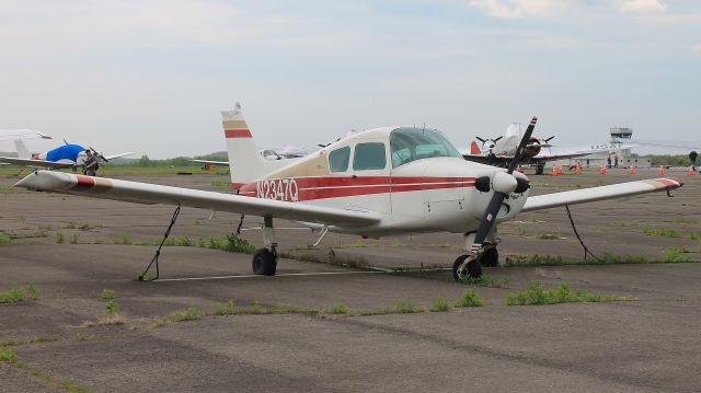 Beechcraft Sundowner (N2347Q) - Seen tied down at Oxford during the D-Day Squadron Kickoff Week, 17 May 2019.