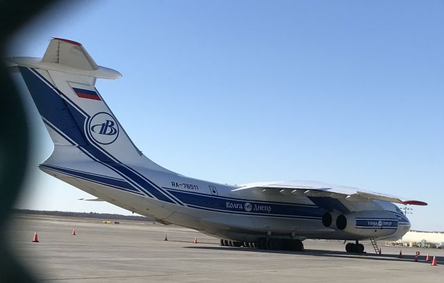 Ilyushin Il-76 (RA-76511) - Pretty cool experience to see this Russian aircraft parked at RFD.