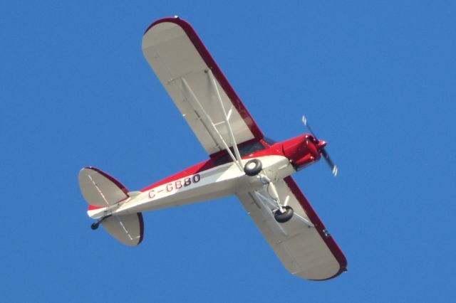 C-GBBO — - C-GBBO Cub Crafter CC-18 150 Survolant la ville de Lavaltrie QC. Le  15-11-2024 à 11:43.