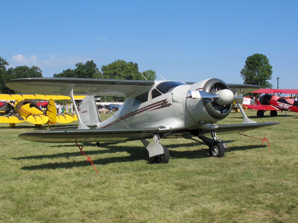 Beechcraft Staggerwing (N4612N) - Oshkosh 2013!