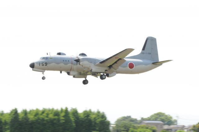 NAMC (1) YS-11 (02-1159) - 22.Jun.2018 The YS-11 can be seen only at Iruma Air Base.