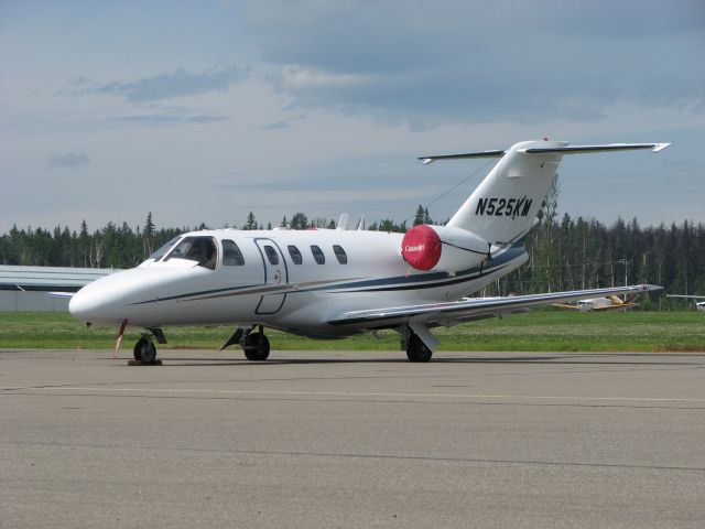 Cessna Citation CJ1 (N525KM) - Parked on the ramp in Prince George, BC  July 18, 2009