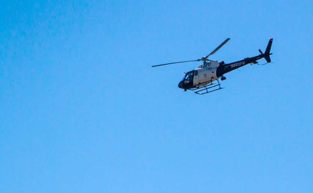 N665PD — - LAPD helicopter N665PD making a rare transition of KLGB airspace on Sunday, April 12, 2015