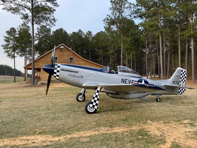 North American P-51 Mustang (N51TC) - Rosalie at Happy Landings near 1R7.