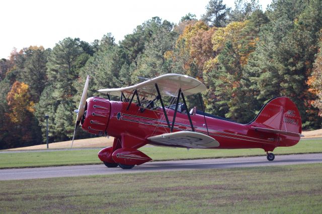 WACO OHIO YMF (N562J) - After landing at BQ1