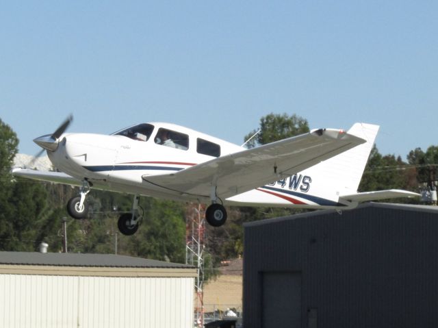 Piper Cherokee (N134WS) - Taking off from RWY 24