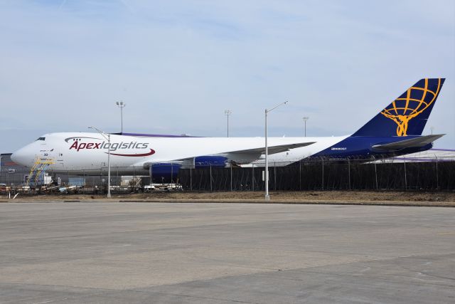 BOEING 747-8 (N863GT) - There she is. Line # 1574. The last Boeing 747 built. As seen on 02-20-23 at ORD.