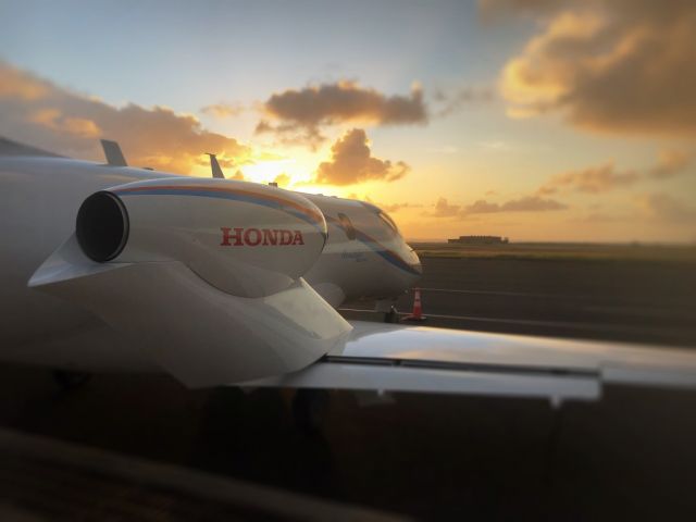 Honda HondaJet — - Sun rise at PHLI