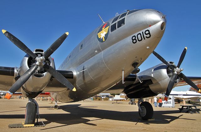 CURTISS Commando (47-8019) - At the Joe Davies Air Park in Palmdale, California.