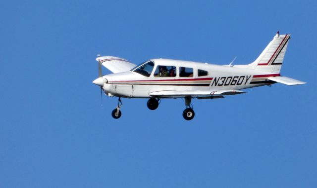 Piper Cherokee (N3060Y) - On final is this 1979 Piper Cherokee in the Autumn of 2018.