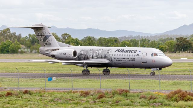 Fokker 70 (VH-QQW)