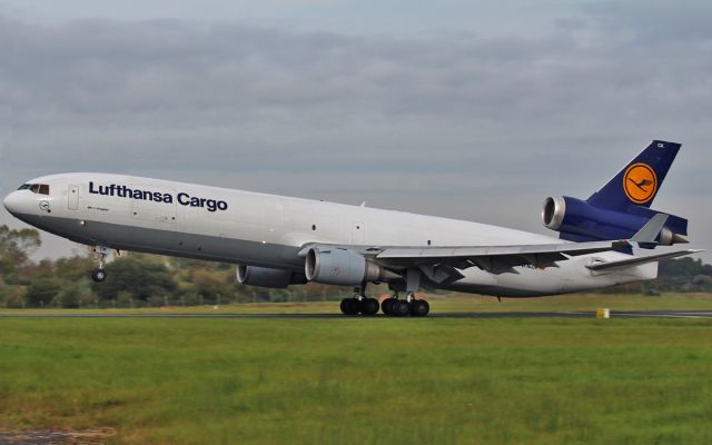 Boeing MD-11 (D-ALCK) - lufthansa cargo md-11f d-alck dep shannon 14/10/15.