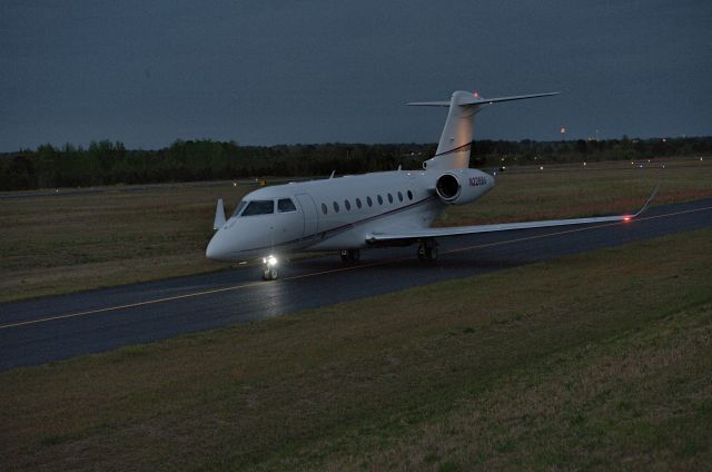 IAI Gulfstream G280 (N228BA) - Departures taxi runway 7 last day Masters 2018