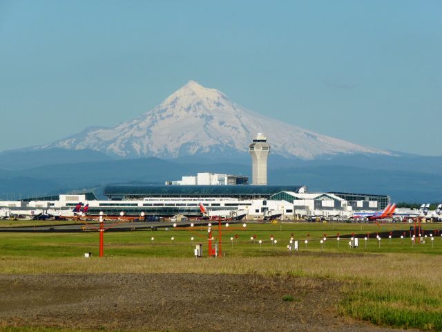 — — - Sunday afternoon in June at PDX.