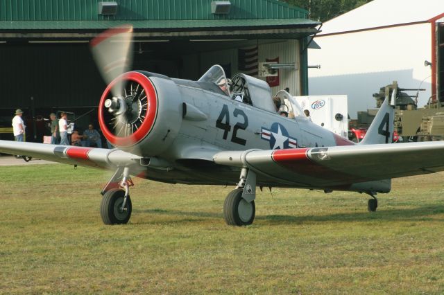 — — - T-6 Ready to Roll at Warbirds North Trego, WI 2009