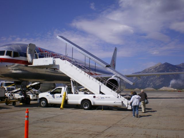 — — - Preparing to depart Jackson Hole