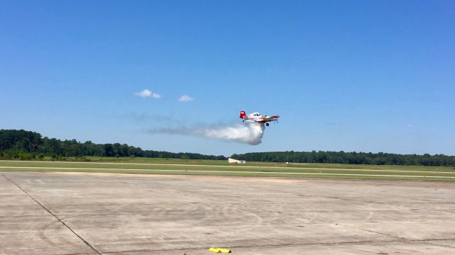 TERR-MAR Turbo Sea Thrush (N715GF) - Georgia Forestry fire suppression training/demo at Thomasville Municipal Airport. 