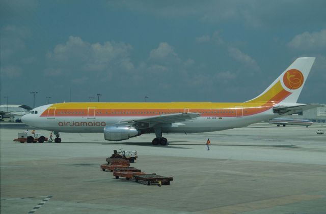 Airbus A300F4-200 (6Y-JMS) - Push Back at Miami Intl Airport on 1990/08/29