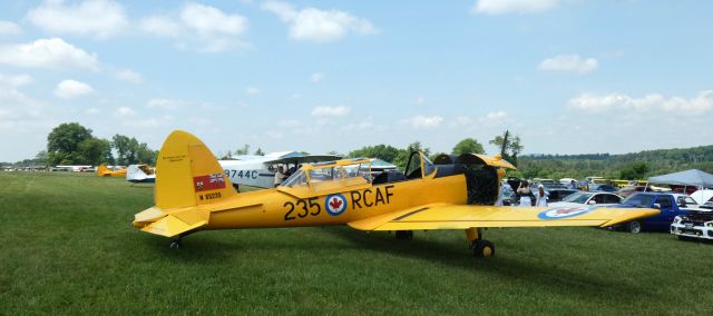 OGMA DHC-1 Chipmunk (N65235) - Shown here is a 1952 RCAF Bombardier Canada Series 22 de Havilland DHC-1 "Chipmunk 22" on display the "Wings and Wheels" Festival from the Spring of 2024.