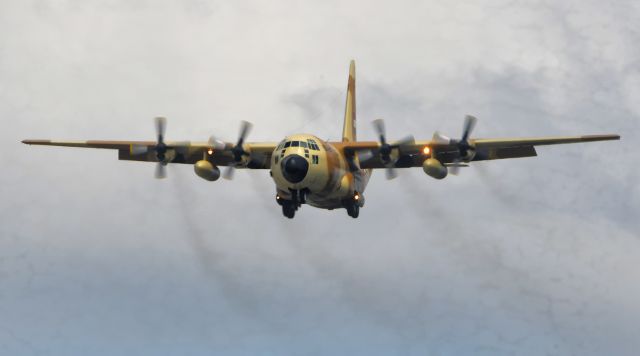 Lockheed C-130 Hercules (SU-BAF) - Approach to RWY 28.  