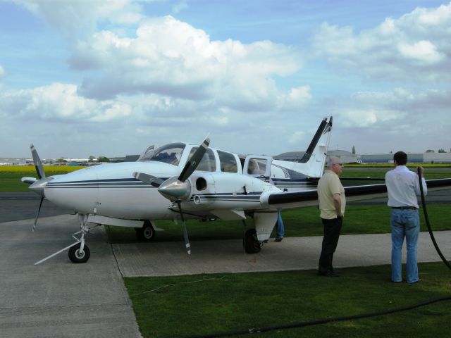 Beechcraft Baron (58) (N79AP) - Beech Baron 58P N79AP at EGBW 4th May 2009