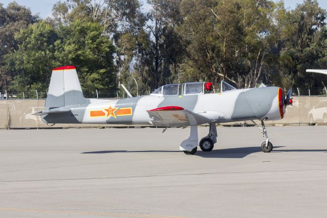 NANCHANG PT-6 (VH-NNL) - Nanchang CJ-6A (VH-NNL) taxiing at Wagga Wagga Airport