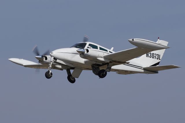 Cessna 310 (N3073L) - Departing Runway 26