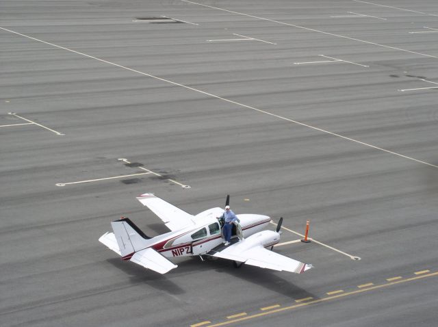 Beechcraft 55 Baron (N1PZ) - Wendover Airport