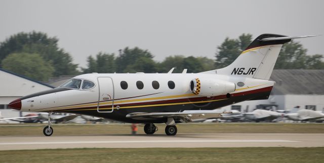 Beechcraft Premier 1 (N6JR) - On flightline. I believe this exact aircraft crashed in 2010 at Oshkosh with Jack Roush on board. Good to see it flying!