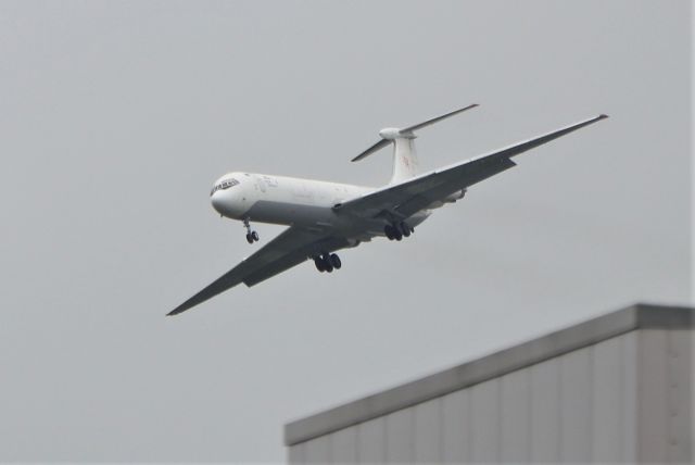 Ilyushin Il-62 (EW-450TR) - rada airlines il-62mgr ew-450tr landing at shannon from belarus 18/3/21.