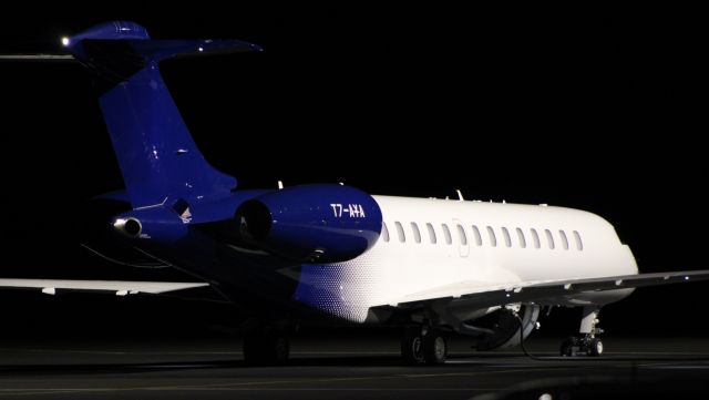 BOMBARDIER BD-700 Global 7500 (T7-AYA) - Santa Maria Island International Airport - LPAZ. February 21, 2022.