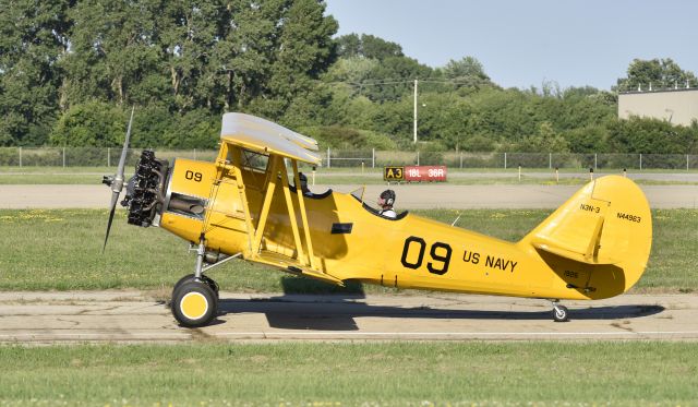 NAVAL AIRCRAFT FACTORY N3N (N44963) - Naval Aircraft Factory N3N-3 at Airventure 2016