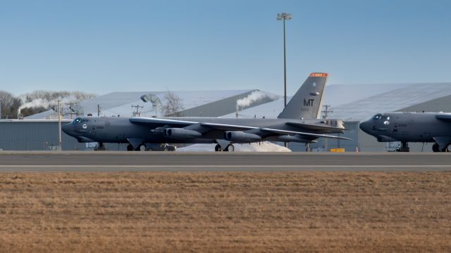 60-0056 — - Here you can see 60-0056 and the front of the other B52 at KBGR.