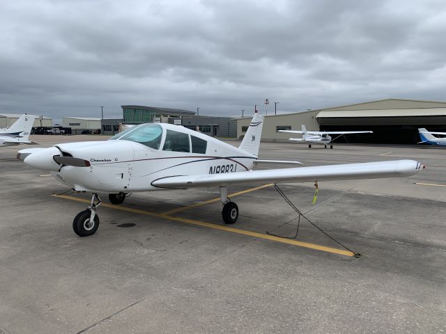 Piper Cherokee (N8883J) - This photo was taken in 2018. My Grandfather bought this plane brand new in 1967. This plane was sold years down the line but was found to be still flying to this day.br /My family got to talking about grandpa's plane and how we haven't seen it in over 40 years. My mom said to see it if is still flying. "I bet it is not", and to our surprise, it was 5 miles away at a nearby airport in North Texas. It was very emotional for my mom to see this photo and plane again after all these years.br /Photographed with permission of the local FBO after they were told the backstory and old photos shown.