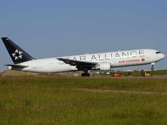 BOEING 767-300 (C-FMMY) - Star Alliance B763 rotating off Rwy 16 in Calgary bound for LHR