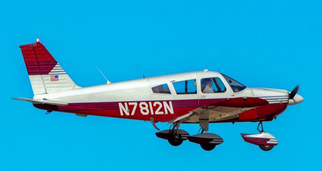 Piper Cherokee (N7812N) - N7812N 1968 Piper Cherokee PA-28-180 s/n 28-5264 - North Las Vegas Airport (IATA: VGT, ICAO: KVGT, FAA LID: VGT) March 12, 2018br /Photo: Tomás Del Coro