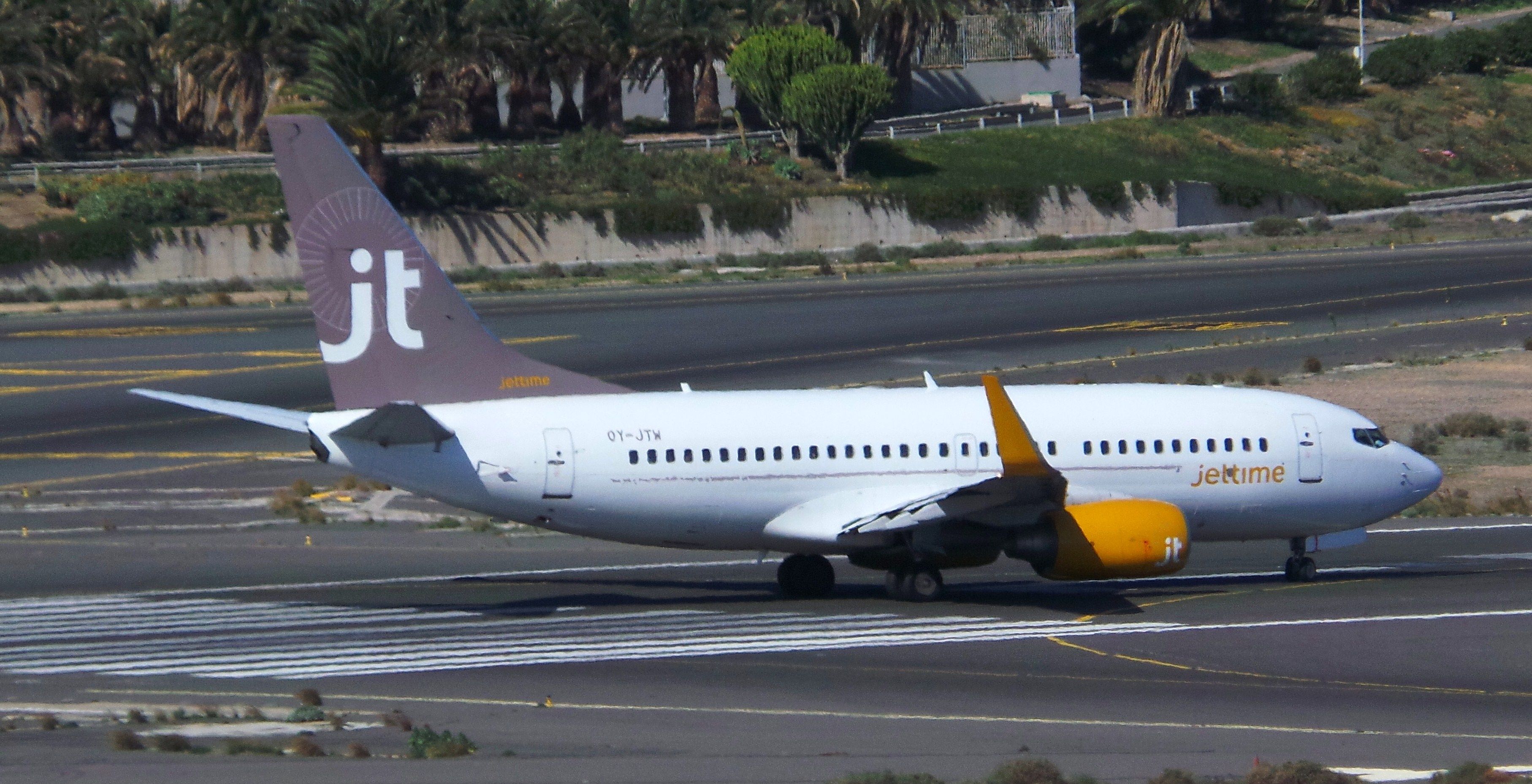 Boeing 737-700 (OY-JTW) - OY-JTW Jettime Boeing 737-7L9 LPA/GCLP Spotting