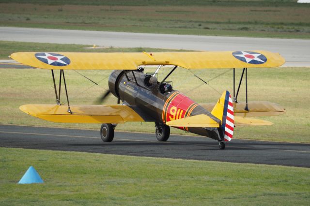 Boeing PT-17 Kaydet (VH-PJS) - Boeing A75L300 serial number 75-671 VH-PJS Jandakot 27/05/17