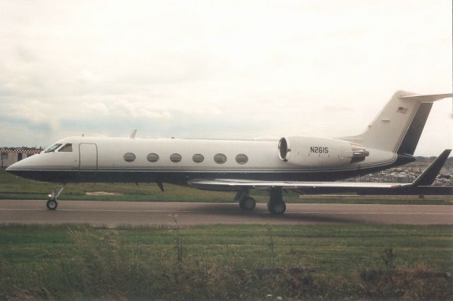 Gulfstream Aerospace Gulfstream IV (N2615) - Taxiing for departure in Jun-98.br /br /Reregistered N2615B  14-Apr-03,br /then N477JB 22-Jan-04.