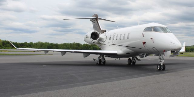 Bombardier Challenger 300 (N272BC) - A Bombardier BD-1-1A10 Challenger 300 on the ramp at Concord Regional Airport, N.C. - April 26, 2018. 