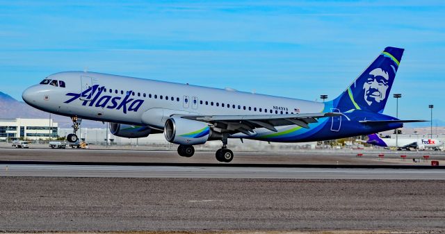 Airbus A320 (N849VA) - N849VA Alaska Airlines Airbus A320-214 s/n 4991 - Ex Virgin Americabr /br /Las Vegas - McCarran International (LAS / KLAS)br /USA - Nevada,  January 28, 2019br /Photo: TDelCoro